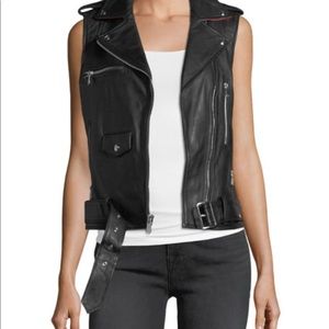 Sam Edelman Leather Moro-Style Vest